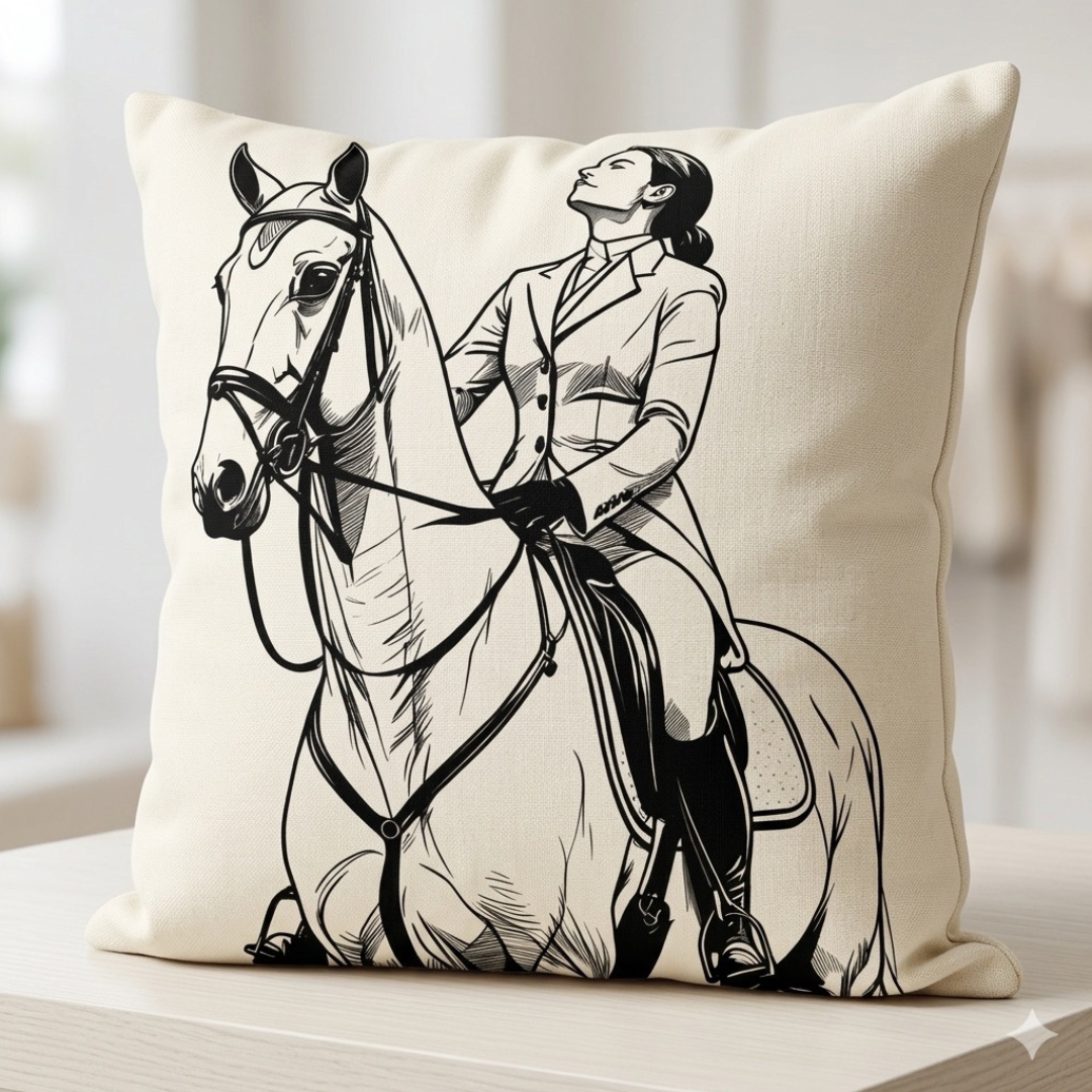 #15 Almofada Equestrian Woman